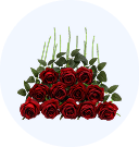 الورود والباقات