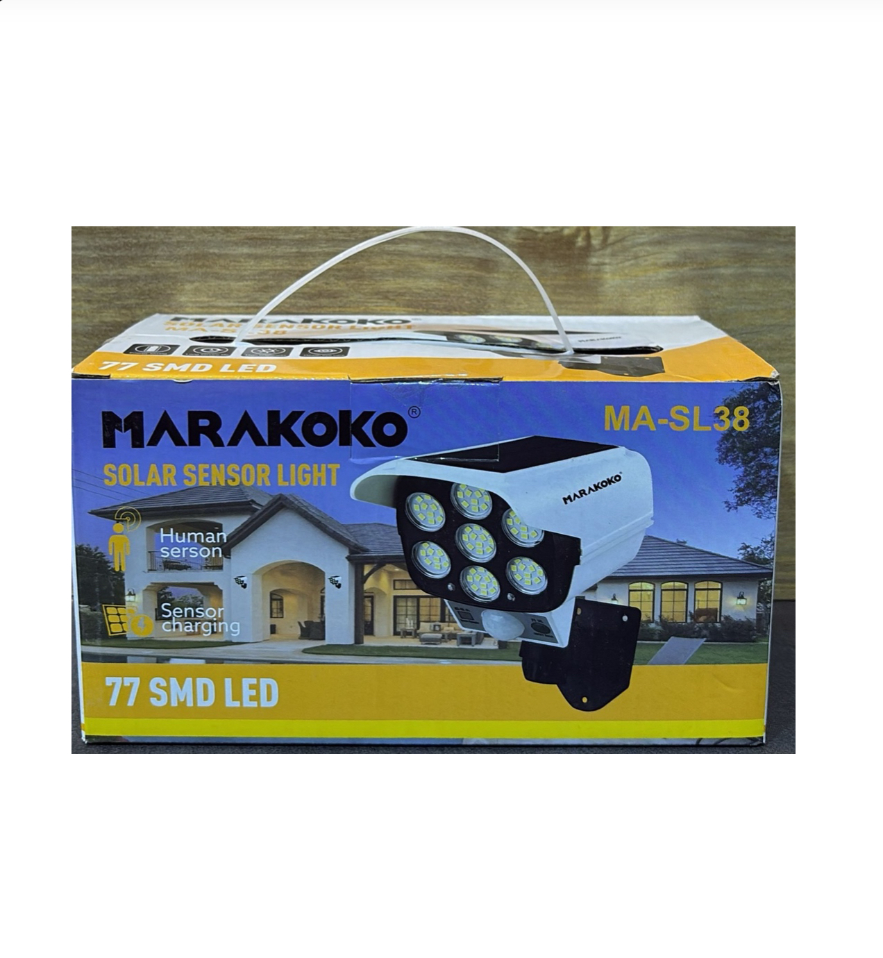 كشاف إضاءة يعمل بالطاقة الشمسية،