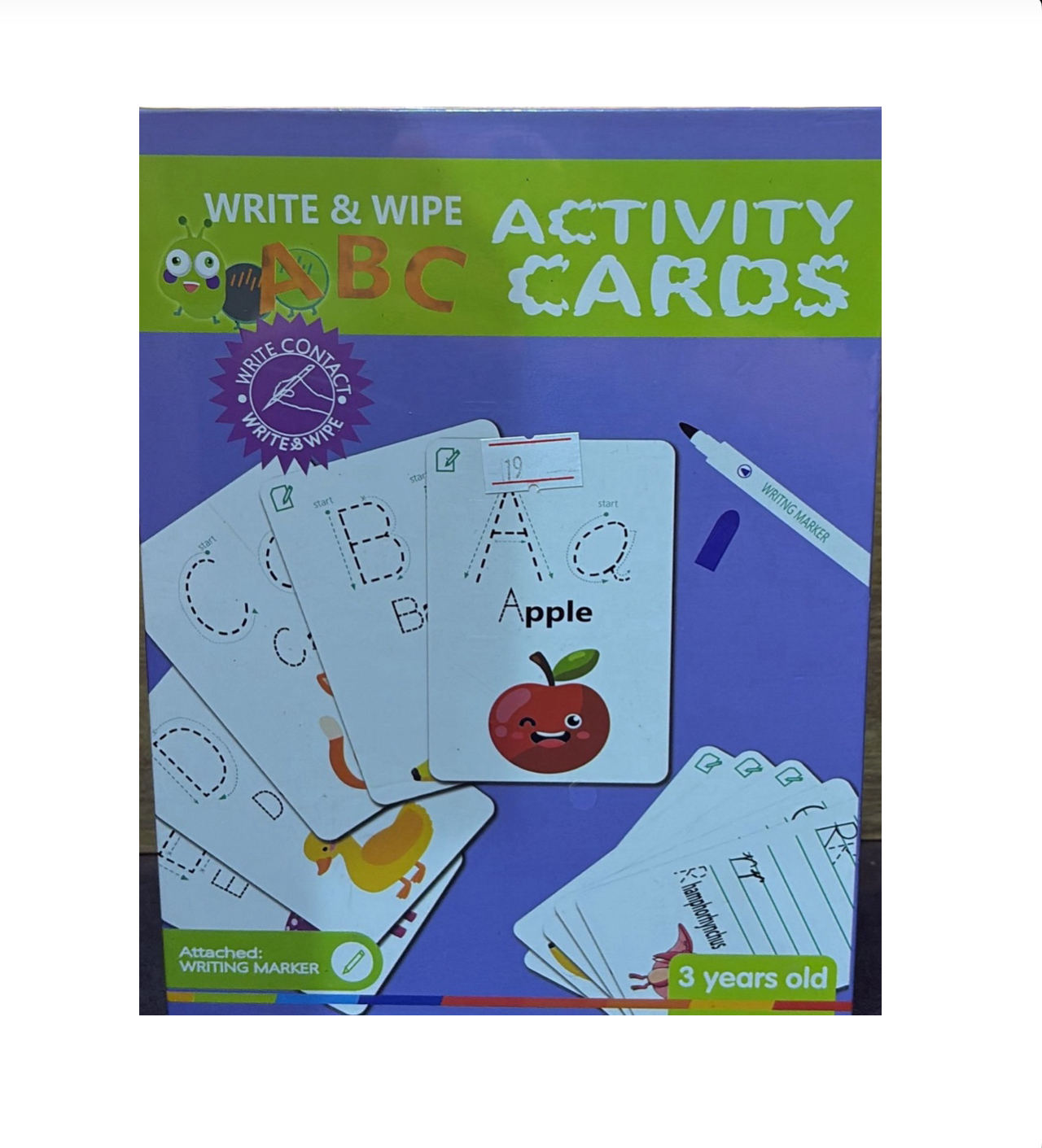 بطاقات تعليمية لكتابة الحروف