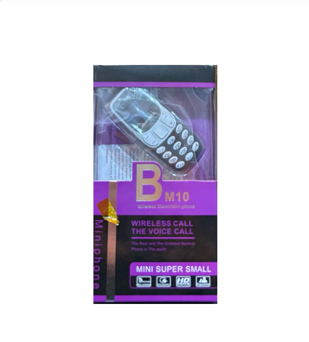 الجهاز هو هاتف صغير (Mini Phone)، ويُعرف تحديداً بموديل BM10